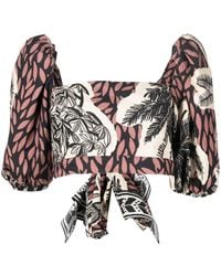 Johanna Ortiz - グラフィック パフスリーブ ブラウス - Lyst