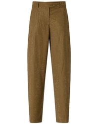 Pinko - Pantalon Verfraaid Met Stras - Lyst