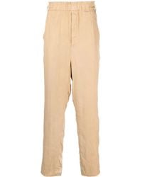 Saint Laurent - Straight-Leg Silk-Blend Trousers - Lyst