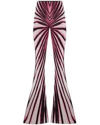Roberto Cavalli - Ray Of Paradise Flared Broek - Lyst