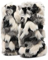 Casadei - Double Face Husky Patchwork Boots - Lyst