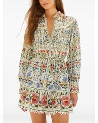 FARM Rio - Stitched Garden Mini Dress - Lyst