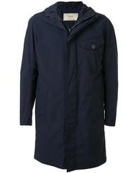Herno - Hooded Single-Breasted Coat - Lyst