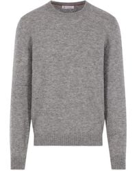 Brunello Cucinelli - Crew-Neck Knitted Sweater - Lyst