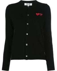 COMME DES GARÇONS PLAY - ハート カーディガン - Lyst