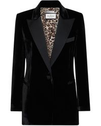 Philipp Plein - Single-Breasted Velvet Blazer - Lyst