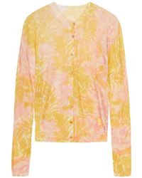 JNBY - Wollen Vest Met Abstracte Print - Lyst