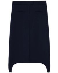 Courreges - Jupe Mi-Longue À Bretelles - Lyst