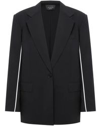 A.M.G - Blazer Mit Kontrastpaspeln - Lyst