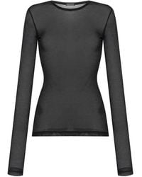 Ann Demeulemeester - セミシアー ロングtシャツ - Lyst