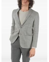Corneliani - Houndstooth Single-Breasted Blazer - Lyst