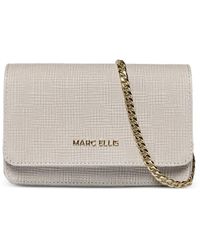 Marc Ellis - Everly Rf Lizard-Effect Clutch Bag - Lyst