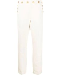 KHAITE - ハイウエスト シルクパンツ - Lyst