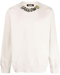 Barrow - Sweater Met Logoprint - Lyst