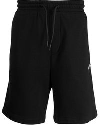 HUGO - Pantalones cortos de deporte con logo bordado - Lyst