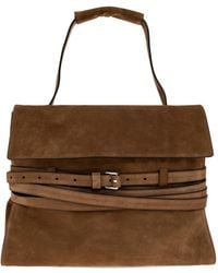 Moschino - Suede Bag - Lyst