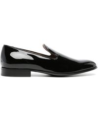 Gianvito Rossi - Patent-finish Leather Loafers - Lyst
