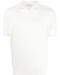 Brunello Cucinelli - Fine-Knit Cotton Polo - Lyst