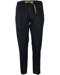 White Sand - Elastic-Waistband Buckle-Closure Trousers - Lyst