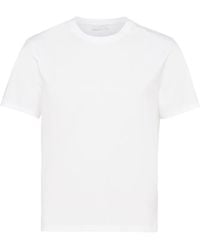 Prada - T-Shirt Round Neck - Lyst