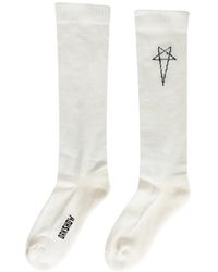 Rick Owens - Pentagram Knee-High Socks - Lyst