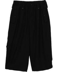 Yohji Yamamoto - Saxony Cropped-Hose - Lyst