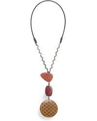 Maliparmi - Patchwork Resin Necklace - Lyst