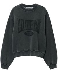 Alexander Wang - Sweatshirt Mit Logo-Print - Lyst