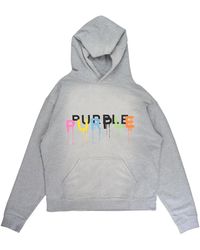 Purple Brand - Logo-Print Hoodie - Lyst