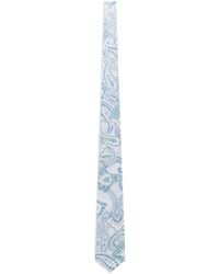 Etro - Seidenkrawatte Mit Print - Lyst