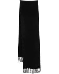 Max Mara - Camel Stole With Monogram Embroidery - Lyst