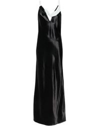 Bottega Veneta - Satijnen Maxi-jurk Met Gedraaid Detail - Lyst