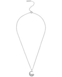 Olivia Burton - Celestial Cluster Moon Necklace - Lyst