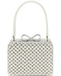 Self-Portrait - Pearl Embellished Micro Bag - Lyst