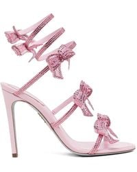 Rene Caovilla - 100Mm Crystal-Embellished Sandals - Lyst