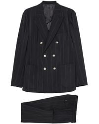 Eleventy - Pinstripe Double-Breasted Suit - Lyst