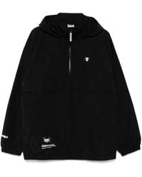 Aape By A Bathing Ape - Giacca Apenow Con Mezza Zip E Logo - Lyst