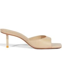 SCHUTZ SHOES - 60Mm Dethalia Pin Square-Toe Sandals - Lyst