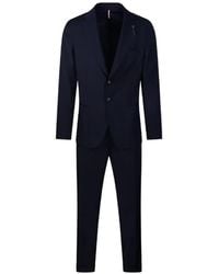 Santaniello - Pleated-Detail Buttoned Suit - Lyst