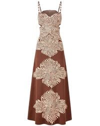 Alexis - Rayana Graphic-Print Maxi Dress - Lyst