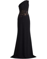 Tadashi Shoji - One-Shoulder Floral-Detail Maxi Dress - Lyst
