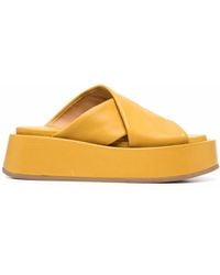 Marsèll - Crossover-Strap Platform Sandals - Lyst