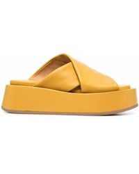 Marsèll - Crossover-Strap Platform Sandals - Lyst