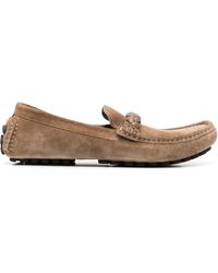 Gianvito Rossi - Monza Suede Loafers - Lyst