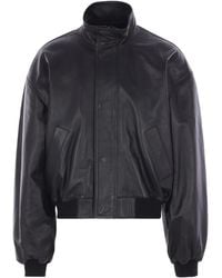 Balenciaga - Sheepskin leather jacket - Lyst