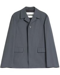 Jil Sander - Cotton Malfilé Deconstructed Jacket - Lyst
