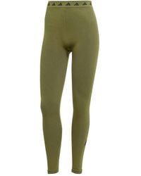 adidas - Logo-Waistband Leggings - Lyst
