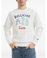 MC2 Saint Barth - Embroidered Crew-Neck Sweater - Lyst