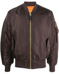 Alpha Industries - Veste Bomber Réversible À Fermeture Zippée - Lyst