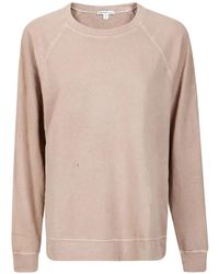 James Perse - Cotton Sweatshirt - Lyst